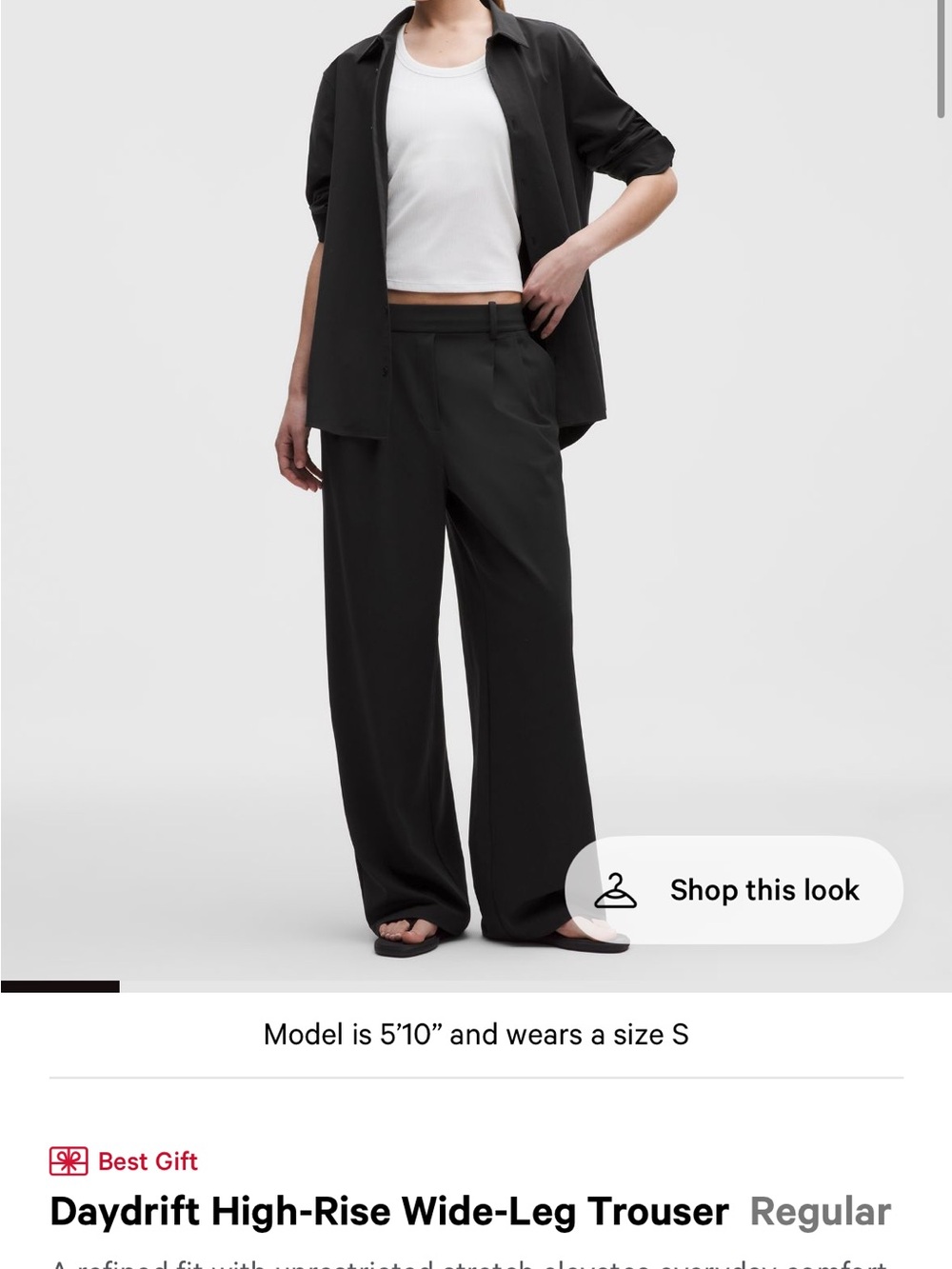 Lululemon Daydrift High-Rise Wide-Leg Trouser - Regular Length